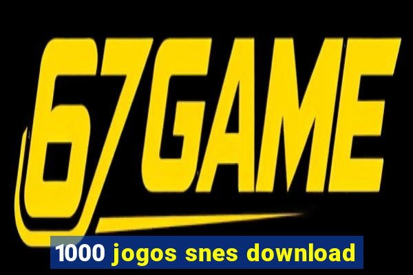 1000 jogos snes download